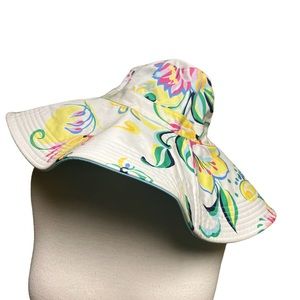 San Diego Hat Co. oversized Brim floral floppy reversible hat women summer